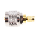 UHF Male to SMA Male Coaxial Adapter UHF to SMA Coax Jack Connector Adapter for Antenna / Radio