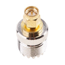 SMA Male to UHF Female SO-239 RF Antenna Adapter, SO-239 UHF to SMA Male RF Connector Antenna Adapter