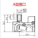 DC 12V 60W Motor High Pressure Diaphragm Water Self Priming Pump 5L/Min A