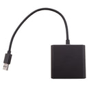 USB Hub with 4 USB 3.0 Ports, USB Splitter for Data Transfer, USB 3.0 Hub with Micro usb Port for Macbook Windows and Other Laptops Black
