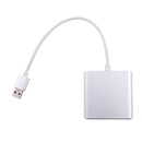 USB Hub with 4 USB 3.0 Ports, USB Splitter for Data Transfer, USB 3.0 Hub with Micro usb Port for Macbook Windows and Other Laptops Silver