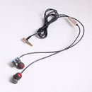 Dual Driver Earbuds with Electronic Tuning Technology, Ergonomic Comfort-Fit Musician's In Ear Headphones with Mic for iPhone, iPad, Android Smartphones, Mp3/mp4 Player, Tablet Gold