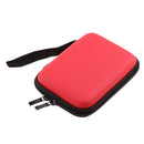 2.5inch Portable External Hard Drives Hard Shell Carry Bag Case 135x105x35mm Red