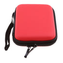 2.5inch Portable External Hard Drives Hard Shell Carry Bag Case 135x105x35mm Red