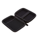 2.5inch Portable External Hard Drives Hard Shell Carry Bag Case 135x105x35mm Red