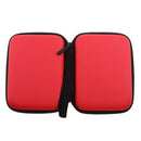 2.5inch Portable External Hard Drives Hard Shell Carry Bag Case 135x105x35mm Red