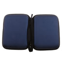 2.5inch Portable External Hard Drives Hard Shell Carry Bag Case 135x105x35mm Dark Blue