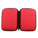 2.5inch Portable External Hard Drives Hard Shell Carry Bag Case 145x105x35mm Red