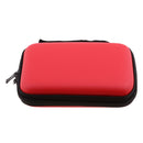 2.5inch Portable External Hard Drives Hard Shell Carry Bag Case 145x105x35mm Red