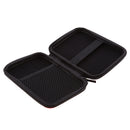2.5inch Portable External Hard Drives Hard Shell Carry Bag Case 145x105x35mm Red