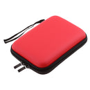 2.5inch Portable External Hard Drives Hard Shell Carry Bag Case 145x105x35mm Red