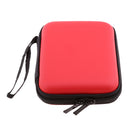 2.5inch Portable External Hard Drives Hard Shell Carry Bag Case 145x105x35mm Red