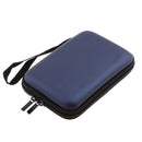 2.5inch Portable External Hard Drives Hard Shell Carry Bag Case 145x105x35mm Dark Blue