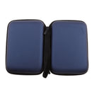 2.5inch Portable External Hard Drives Hard Shell Carry Bag Case 145x105x35mm Dark Blue