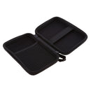 2.5inch Portable External Hard Drives Hard Shell Carry Bag Case 145x105x35mm Dark Blue