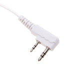 Earpiece Headset K Head with Microphone PTT for 2 PIN BaoFeng Radio UV-5R Two Way Radio