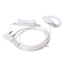 Earpiece Headset K Head with Microphone PTT for 2 PIN BaoFeng Radio UV-5R Two Way Radio