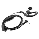 2.5mm Plug Clip-Ear Headset/Earpiece Mic for Motorola Talkabout 2 Two Way Radio Walkie Talkie