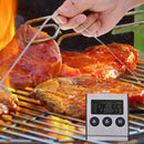 Digital Oven Alarm Thermometer & Timer - Baking & Cooking Food Thermometer for BBQ Grill with Probe