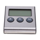 Digital Oven Alarm Thermometer & Timer - Baking & Cooking Food Thermometer for BBQ Grill with Probe