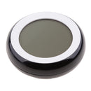 Digital Magnet Wall Clock with Indoor Thermometer Humidity Monitor,Touchscreen and Back Ligh Black