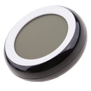 Digital Magnet Wall Clock with Indoor Thermometer Humidity Monitor,Touchscreen and Back Ligh Black