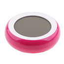 Digital LCD Display Magnet Indoor Thermometer Hygrometer Round Wireless Electronic Temperature Humidity Meter Weather Station Tester Rose