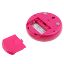 Digital LCD Display Magnet Indoor Thermometer Hygrometer Round Wireless Electronic Temperature Humidity Meter Weather Station Tester Rose