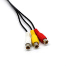 USB Male To 3RCA Female Video AV A/V Converter Cable Adapter For HDTV TV