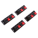 4 pieces Speaker Terminal Connectors, Audio Amplifier Terminal Connection Terminal Connectors 4 Pin Speaker Terminal Connector