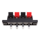 4 pieces Speaker Terminal Connectors, Audio Amplifier Terminal Connection Terminal Connectors 4 Pin Speaker Terminal Connector
