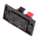 2-Way Stereo Speaker Plate Push Release Connector Terminal 4 Pieces