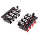 4Pcs Speaker Terminal Clip Connector 8 Positions Audio Cable Push Button Type