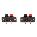10 pieces Speaker Terminal Connectors, Audio Amplifier Terminal Connection Terminal Connectors 2 Pin Speaker Terminal Connector