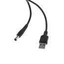 3A USB DC Power Charging Cable USB-A to 2.1mmx5.5mm DC Tip Plug Charging Cord