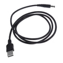 3A USB DC Power Charging Cable USB-A to 2.1mmx5.5mm DC Tip Plug Charging Cord