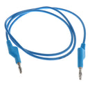 4mm Stackable Banana to Banana Male Plug Test Probes Leads Electrical Testing Cable 15A blue