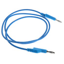 4mm Stackable Banana to Banana Male Plug Test Probes Leads Electrical Testing Cable 15A blue