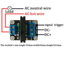 5V 1 Channel G3MB-202P Solid State Relay Module With Resistive Fuse 240V 2A Output