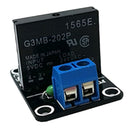 5V 1 Channel G3MB-202P Solid State Relay Module With Resistive Fuse 240V 2A Output