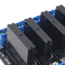 12V 4 Channel G3MB-202P Solid State Relay Module With Resistive Fuse 240V 2A Output