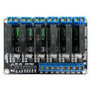 5V 6 Channel G3MB-202P Solid State Relay Module With Resistive Fuse 240V 2A Output