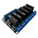 12V 6 Channel G3MB-202P Solid State Relay Module With Resistive Fuse 240V 2A Output