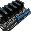 24V 6 Channel G3MB-202P Solid State Relay Module With Resistive Fuse 240V 2A Output