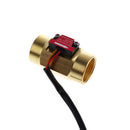 30cm G3/4'' Hall Effect Liquid Water Flow Sensor Switch Flowmeter Fluid Meter 2-50L/min DC 5V-15V 1.75MPa Water Flow Sensor