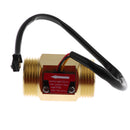 G1'' Hall Effect Liquid Water Flow Sensor Switch Flow Meter Fluid Meter 2-50L/min Copper