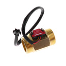 G1'' Hall Effect Liquid Water Flow Sensor Switch Flow Meter Fluid Meter 2-50L/min Copper