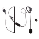 Ear-Hook Earpiece Headset PTT Walkie Talkie Microphone 2Pin For MIDLAND GXT400/450 Radio
