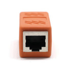 Cat5 Cat6 Cat7 RJ45 Lan Network Ethernet Cable Extender Joiner Adapter Coupler Connector 8P8C Straight Female to Female Orange
