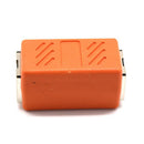 Cat5 Cat6 Cat7 RJ45 Lan Network Ethernet Cable Extender Joiner Adapter Coupler Connector 8P8C Straight Female to Female Orange